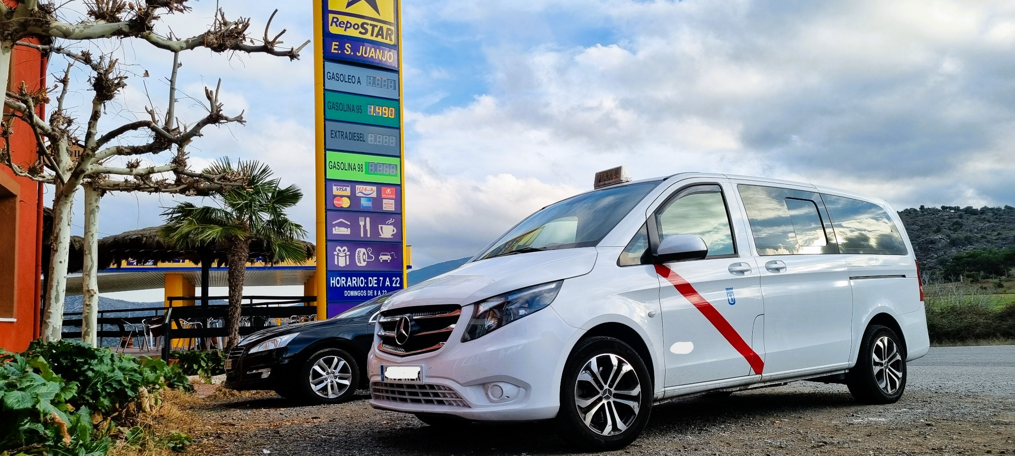 Mercedes Vito durante un servicio de larga distancia