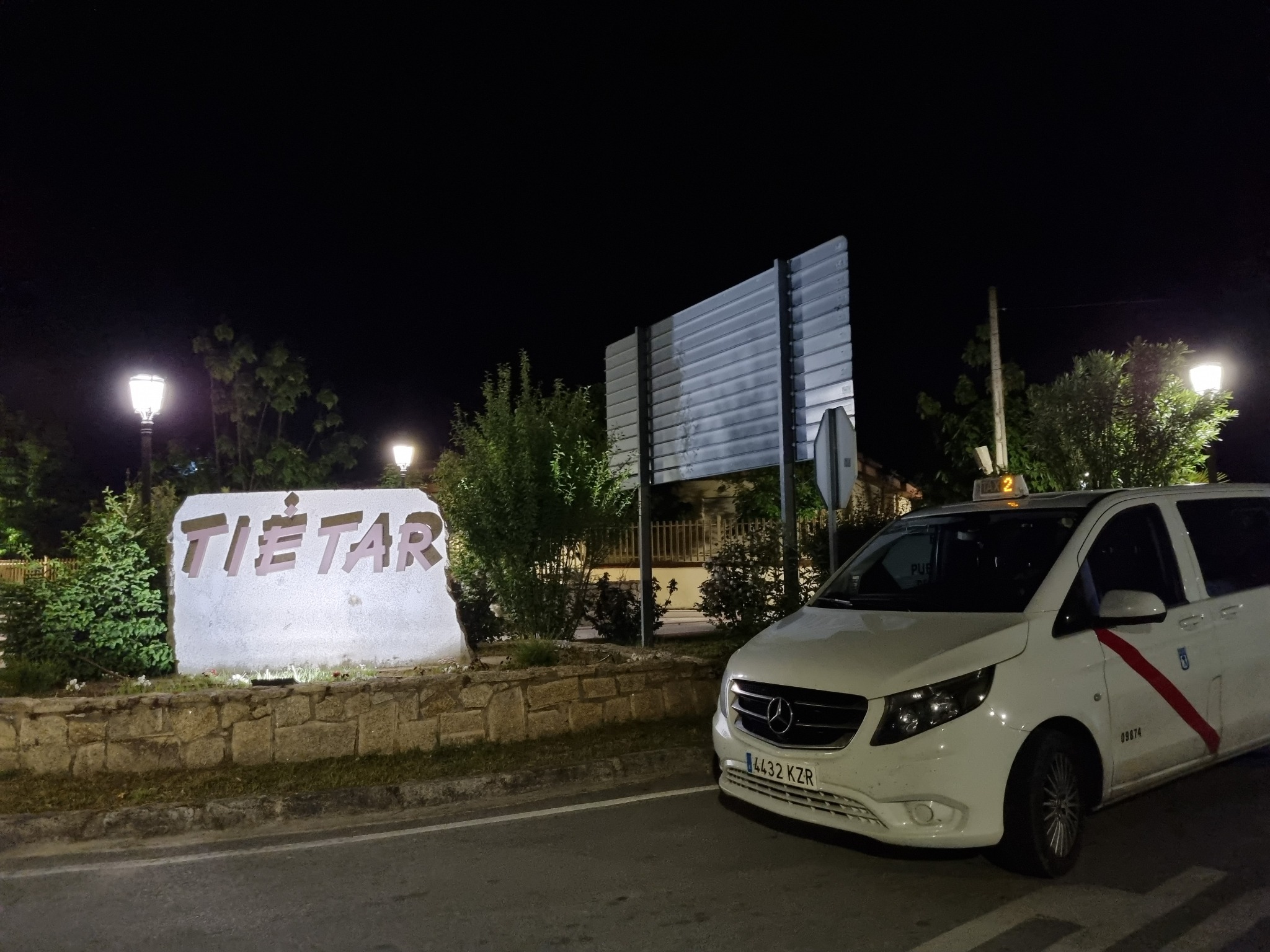 Mercedes Vito en servicio nocturno