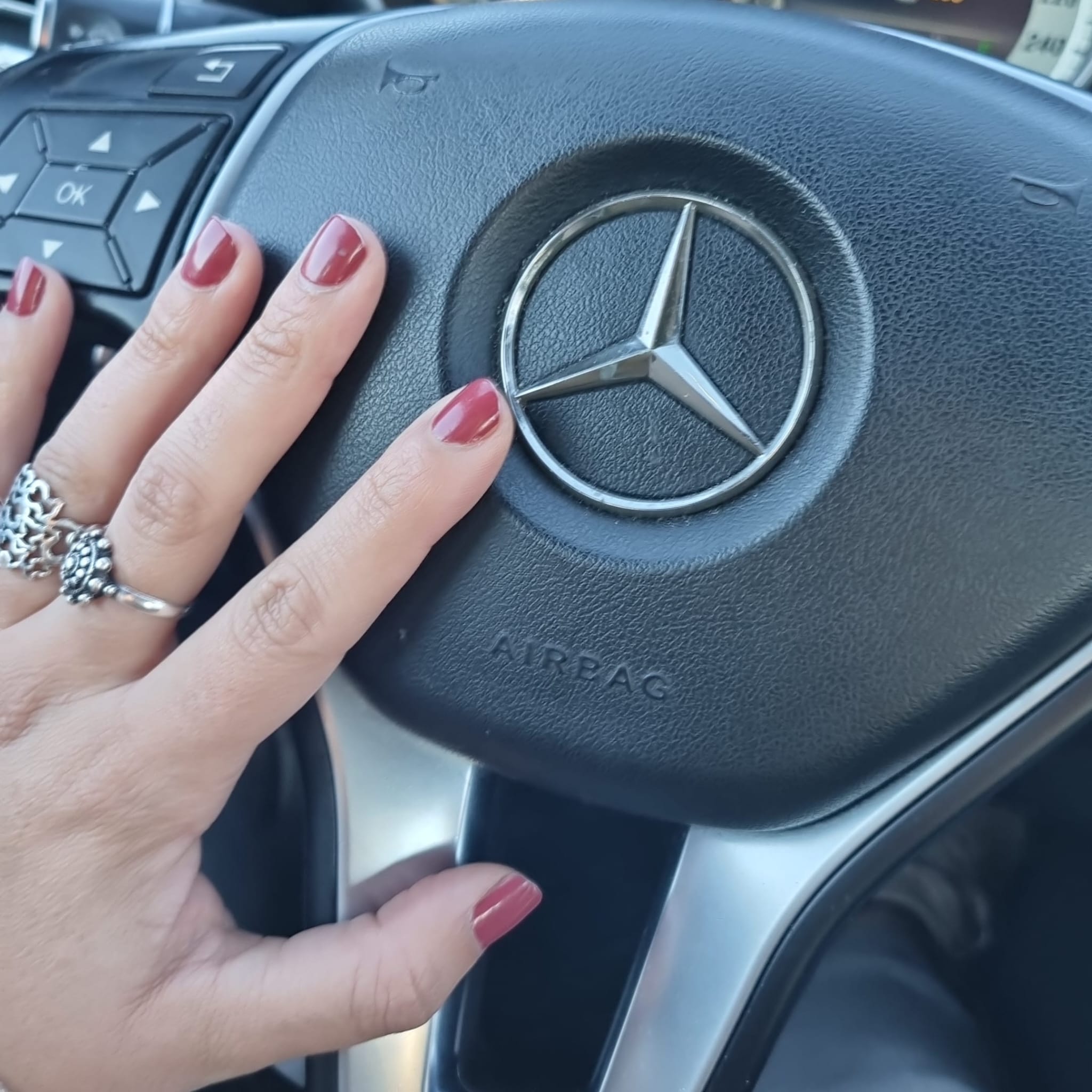 Detalle interior Mercedes